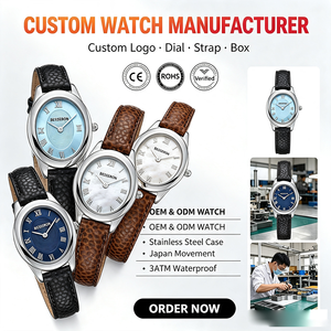 New Oval Stainless Steel Ladies Watch Women Girl OEM Simple Stainless Steel Band Quartz Minimalist Casual Fashion Watch - Product Image 1
