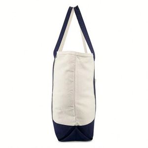 Sac de courses en coton réutilisable très résistant, sac fourre-tout en toile pour étudiants, avec logo personnalisé imprimé - Product Image 3