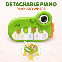 Nouvelle arrivée EPT - Table d'activités pour bébé dinosaure - Clavier musical - Jouet d'apprentissage interactif pour les tout-petits