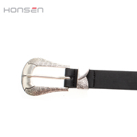 Ceinture pour dames personnalisée en gros Ceinture de style métal sauvage