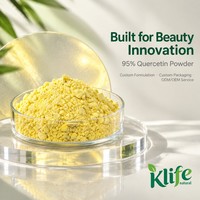 Poudre de Quercétine Naturelle en Gros 98% (Extrait de Sophora Japonica) Extrait Végétal Qualité Alimentaire 1kg en Bouteille/Fût