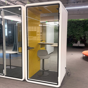 Cabine insonorisée modulaire pour bureau, espace de coworking, intimité acoustique, cabine de négociation portable silencieuse - Product Image 1