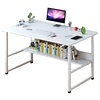 Bureau d'ordinateur simple et économique, bureau d'étude moderne pour chambre à coucher, table d'apprentissage pour étudiants, à un ou deux niveaux