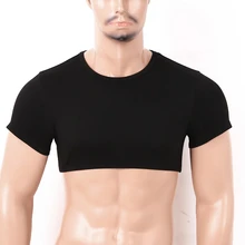 Benutzer Definierte Logo Patchwork Manner Crop Tops V Ausschnitt Sexy Langarm Casual T Shirt Streetwear Mode Clubwear Party Tops S 5xl T Shirt Buy Ernte Langarm T Shirt Fur Manner Manner T Shirts Solid Langarm Herren Blank Langarm