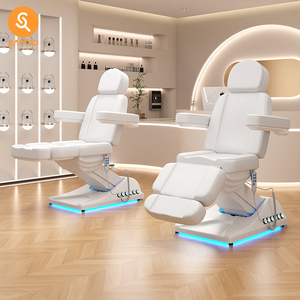 Tempat Tidur Pijat Elektrik Modern Model Baru Lipat Dapat Disesuaikan Kursi Pijat Spa untuk Salon Kecantikan Meja Pijat Modern - Product Image 4
