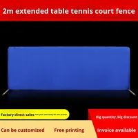 Prix direct usine – Support de pare-balles de tennis de table professionnel 200x70 cm avec pieds, détachable, pour usage intérieur