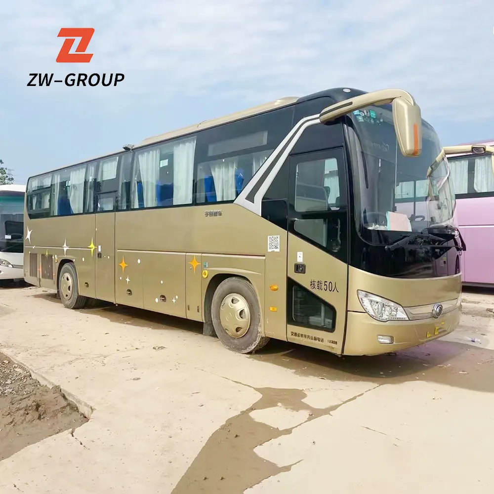 RHD Diesel ZK6122 6109 yutong bus 39-60 Seater Passenger Coach Luxury Used Bus Coach