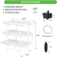 Petit Système de Culture Vertical Intérieur Hydroponique pour Plantes à Domicile