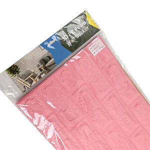 Revêtement mural autocollant 3D en mousse de papier peint, loisirs créatifs, panneaux de papier peint colorés en brique, loisirs créatifs - Product Image 5