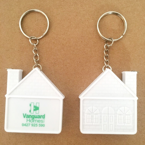Khuyến mãi nhà nhỏ hình dạng Keychain Băng biện pháp nhà có hình dạng đo băng - Product Image 3