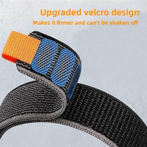 Bracelet de montre <span class=keywords><strong>Garmin</strong></span> 22/26mm à dégagement rapide Bracelet en nylon jaune avec caoutchouc métallique Compatible Fenix8/7/6/E/7X/<span class=keywords><strong>7S</strong></span> Series Produit en boîte - Product Image 2