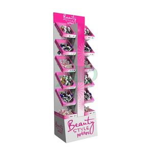 Estante de exhibición de cartón resistente reciclable personalizado soporte de suelo para supermercado - Product Image 3