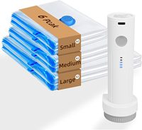 Pompe à vide portative rechargeable, extracteur d'air électrique sans fil pour la maison, gain de place