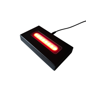 Hot Selling Rectangle Design LED Night Light Modern Crystal Wooden Base with USB Power for Smart Home <strong>Lighting</strong> for Living <strong>Room</strong> - Product Image 4