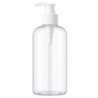 Bouteille Boston 500 ml en HDPE/PP avec pulvérisateur à pompe, couleur personnalisée, OEM/ODM pour lotion, désinfectant pour les mains, soins de la peau, perruques, emballage cosmétique facial