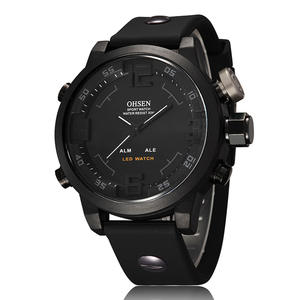 Reloj OHSEN Nuevo y Popular para Hombre, Reloj Electrónico <span class=keywords><strong>de</strong></span> Cuarzo con Doble Movimiento, Resistente al Agua - Product Image 1