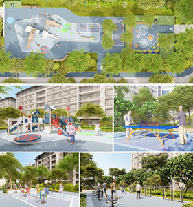 Équipement de terrain de jeux sur le thème de l'environnement vert en gros avec toboggan, structure d'escalade et panneaux interactifs pour les <span class=keywords><strong>parcs</strong></span> et les jardins d'enfants - Product Image 6