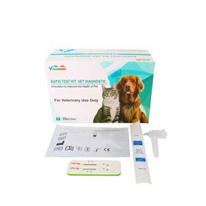 Kit de Prueba Rápida Vivatest para Diagnóstico Veterinario, Detección de Antígenos de Parvovirus Canino, Distemper, Coronavirus, Dirofilaria y Toxoplasma, Caja de 10 Unidades - Product Image 2