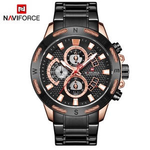 นาฬิกาข้อมือผู้ชาย NAVIFORCE 9165 ของแท้ กันน้ำ โลโก้ OEM สายสแตนเลส ดีไซน์เนอร์แบรนด์ดัง - Product Image 4
