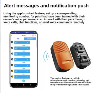 Monitor de Seguridad GPS para Mascotas de Doble Modo 4G LTE Beidou, Rastreo Global en <span class=keywords><strong>Tiempo</strong></span> <span class=keywords><strong>Real</strong></span>, Certificado CE/FCC, Embalaje Neutral - Product Image 3
