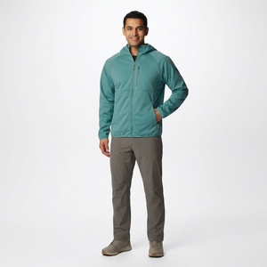 High Street Men's Autumn Softshell Jackets Pakistan Waterproof Windproof 100% Cotton <b>Canvas</b> Zipper Vintage Hooded Pockets - Product Image 1
