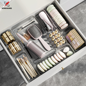 Xinhang rõ ràng nhựa ngăn kéo Tổ Chức Bộ đồ ăn nhà bếp hộp lưu trữ đa kích thước mỹ phẩm văn phòng phẩm Bộ đồ ăn tổ chức hộp - Product Image 4