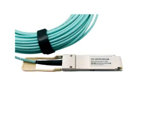 20m (66ft) 200G QSFP56 액티브 광케이블 호환 Mellanox MFS1S00-V020E