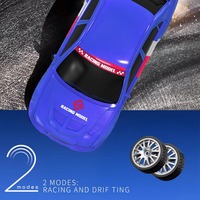 YT 1:24 Auto de Carreras RC 4WD de Alta Velocidad, Mini Auto de Control Remoto con Luces de Colores, Vehículo de Competición, Juguete para Niños