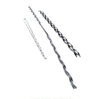 Bande de connexion de tige d'épissure hélicoïdale préformée pour accessoires de tige d'armure de conducteur toronné en aluminium