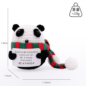 Muñeco de Ganchillo Hecho a Mano, Regalo Creativo de Navidad, Energía Positiva, Tortuga Patata, Muñeco de Hilo con Corazón, Producto Terminado - Product Image 4