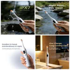<span class=keywords><strong>Cepillo</strong></span> de <span class=keywords><strong>Dientes</strong></span> Eléctrico Sónico Portátil Inteligente con Pantalla LCD, Vibración y Limpieza Profunda, OEM ODM, Venta Caliente - Product Image 6