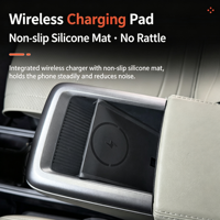 15W Kabelloses Autoladegerät für Chery ICAR V23 2025 Schnelles Ladepad Telefonhalter Konsolenorganizer Innenraum-Zubehör