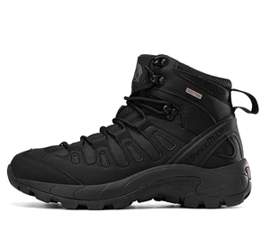 DFH1009 Chaussures de randonnée et de trekking légères pour hommes adultes, modèle Summer Leaf, 0,79 kg la paire, couleur noir désert - Product Image 1