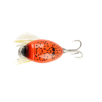 Leurre de pêche en plastique en forme de coccinelle artificielle, 4 cm, 3,8 g, 8 couleurs, fond rigide, avec 10 #   Hameçon pour la pêche au bar et aux poissons d'eau salée
