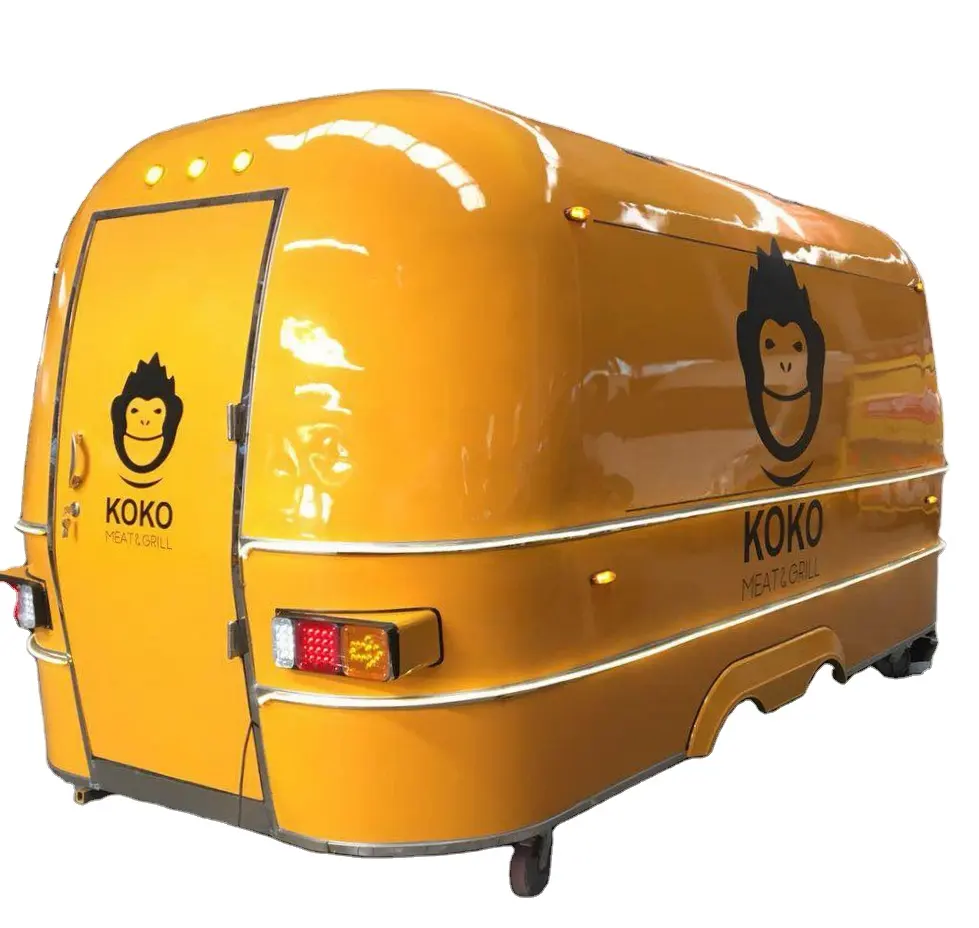 شاحنة طعام مخصصة شاحنة طعام هوت دوج بيتزا قهوة آيس كريم متنقلة