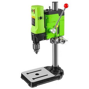 Mini taladro de precisión de 1050W con recorrido de husillo de 80 mm, construcción metálica, máquina de perforación y fresado, tamaño de mesa de 335x335 mm - Product Image 1
