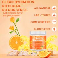 Poudre de boisson énergétique à l'orange, électrolytes, vitamines, hydratation rapide, sans sucre, mélange de boisson hydratante, supplément sportif, alternative aux boissons