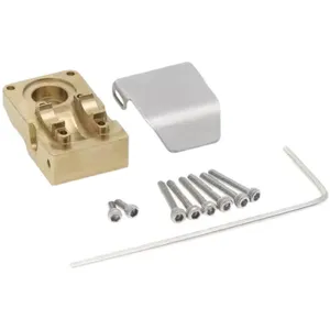 RC Crawler 1:24 SCX24 AX90081 Front Diff Cover Metal Brass Axle Protective Cover for RC Hobbies Upgrade Accessories