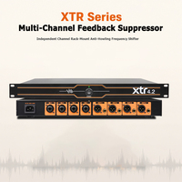 Suppresseur de rétroaction audio professionnel 4 canaux XTR4.2 DSP anti-hurlement anti-sifflement éliminateur de rétroaction de microphone