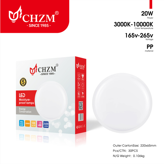 Smart LED Ceiling Light with Human Detection Induction Motion Sensor Waterproof for Corridors and Stairs