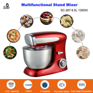 Mixeur électrique puissant pour la <span class=keywords><strong>cuisine</strong></span> à domicile avec bol en acier inoxydable de 6,5 pintes, mélangeur à spirale haute performance pour la pâte - Product Image 5