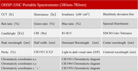 Spectromètre portable WESTTUNE OHSP-350C 380nm-780nm