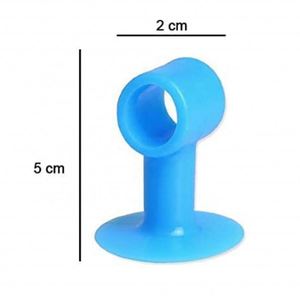 Protection de porte et de mur en silicone avec poignée, pare-chocs anti-collision, service OEM ODM, prix d'usine, tampon de protection - Product Image 2