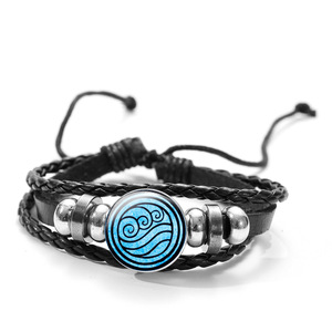 2025 été chaud <span class=keywords><strong>Avatar</strong></span> le dernier maître de l'air verre dôme cuir tour de cou Bracelet royaume Bracelet - Product Image 1