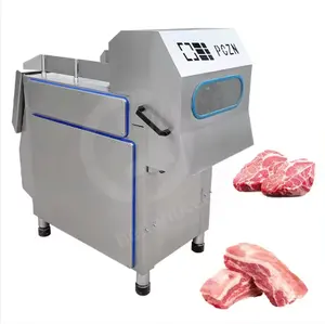 Commercial Frozen Meat Chicken Cube Cutter Slicer Automatic Beef Pork Cuber Poultry Meat Cut Machine