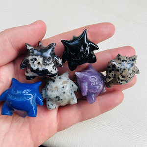 도매 조각 매 우 공예 만화 캐릭터 옥 크리스탈 피카추 포켓몬 - Product Image 5