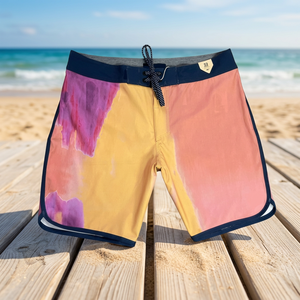 Shorts de bain pour hommes personnalisés tendance, séchage rapide, protection UV pour les sports nautiques - Product Image 2