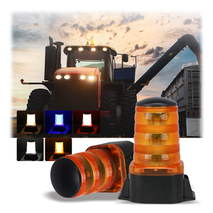 Lampe d'urgence stroboscopique <span class=keywords><strong>LED</strong></span> 24W scintillante/rotative pour tondeuse camion tracteur ECE R65 R10 Accessoires d'éclairage de voiture - Product Image 6