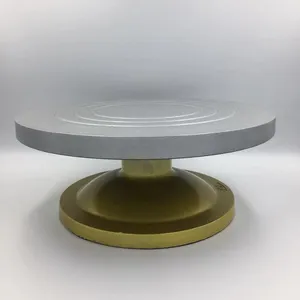 Wholesale hot sale cake turntable Plastic steel , rotating cake decorating stand
