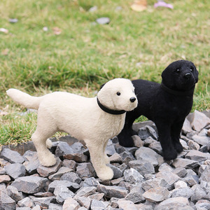 Figura de <span class=keywords><strong>perro</strong></span> de peluche realista hecha a mano, tamaño pequeño, sin relleno, modelo de <span class=keywords><strong>cachorro</strong></span> de piel sintética para decoración del hogar y regalo para amantes de las mascotas - Product Image 1